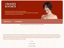Tablet Screenshot of omasexkontakte.at